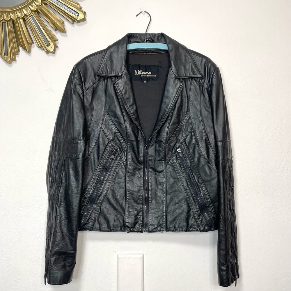 Wilson’s Leather Black Leather Jacket